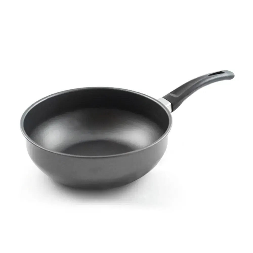 Color: Yellow - Frying Pan Mini Cooking Omelette Pans Non-stick Iron Pancake Egg Fryer With Long Handle Kitchen Gadgets
