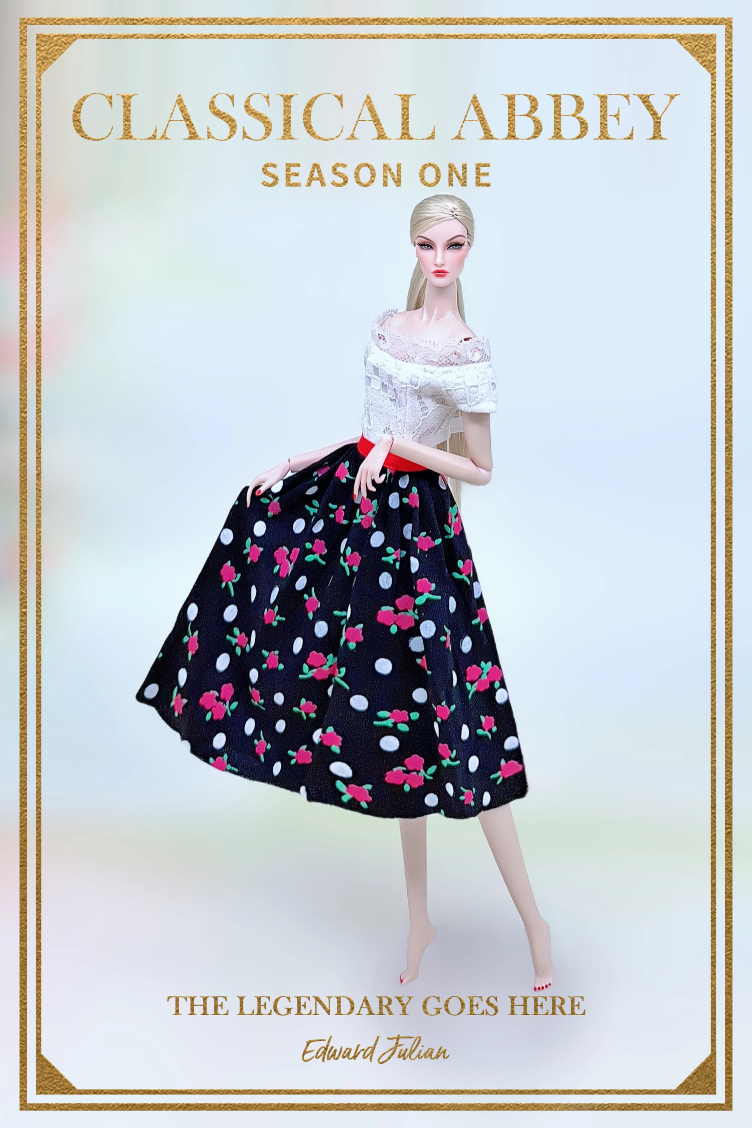 Color: Blue - for denim clothing for barbie