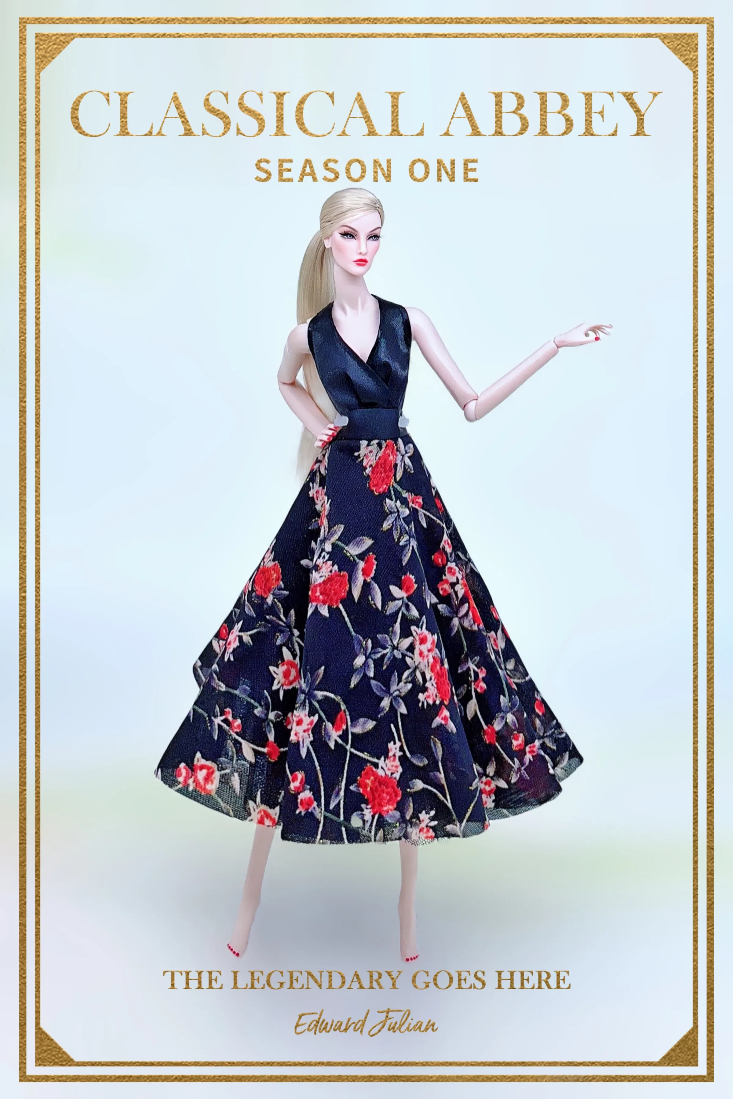 Color: Blue - for denim clothing for barbie