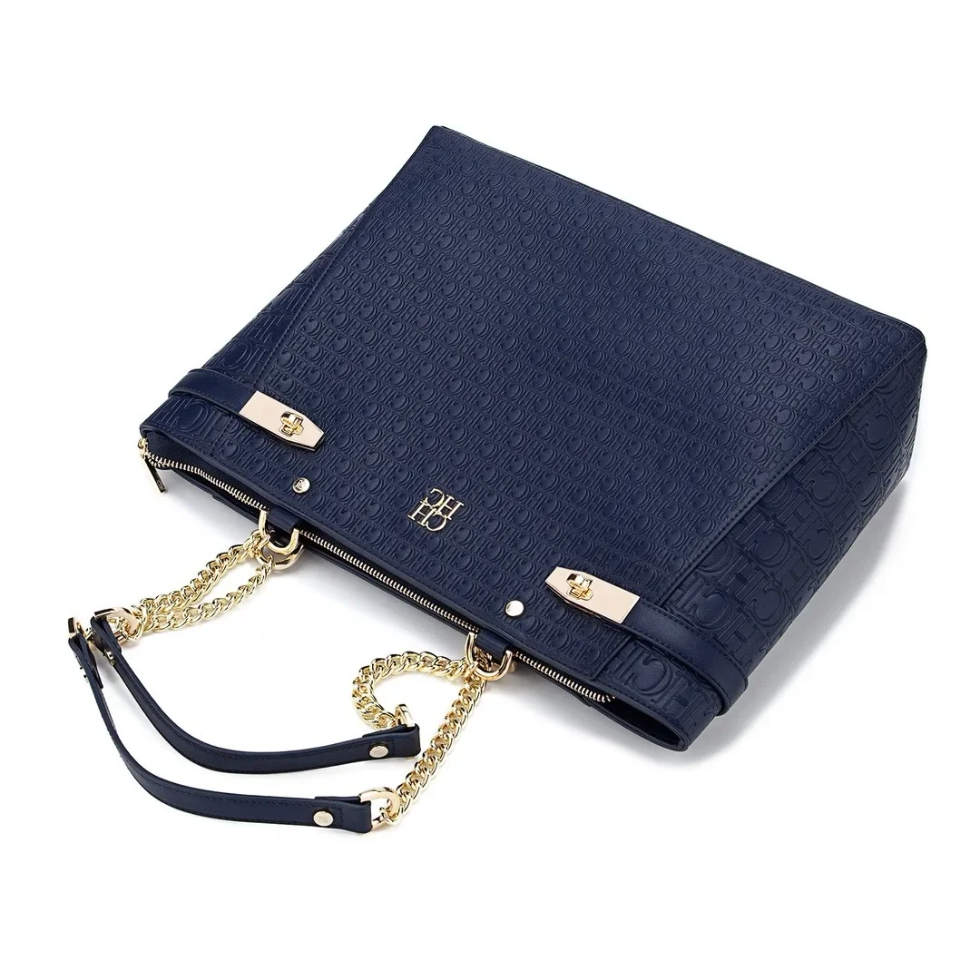 Color: black - 2025 Women Shopper Tote Bag Featuring Fashionable Solid Color Commuter Design And Letter Logo Luxury
