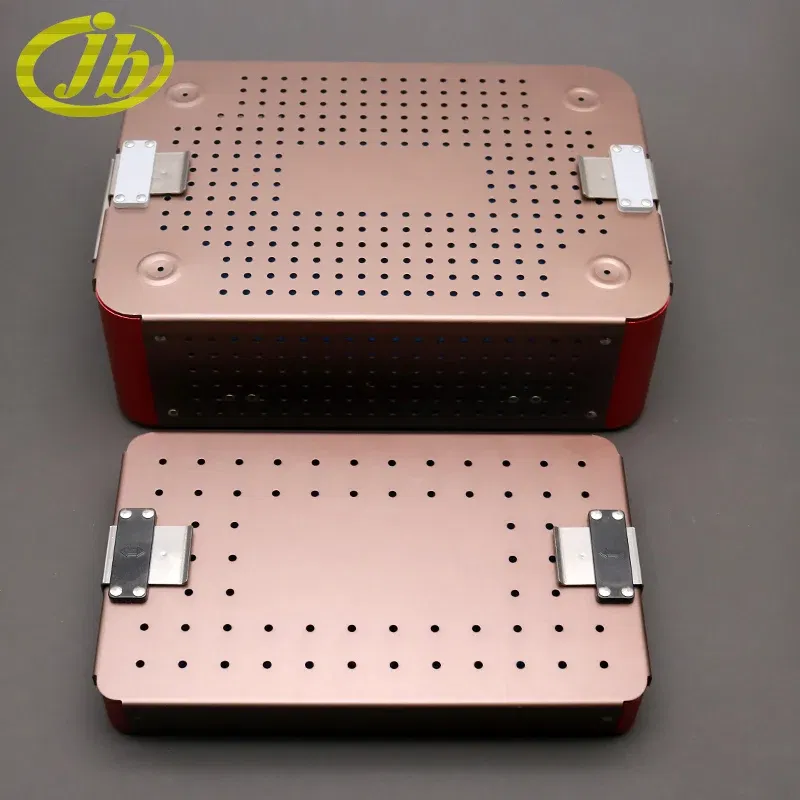 Color: Ivory, Ships From: CHINA - Medical disinfecting box surgical operating instrument single-deck aluminium alloy coffee autoclave sterilization