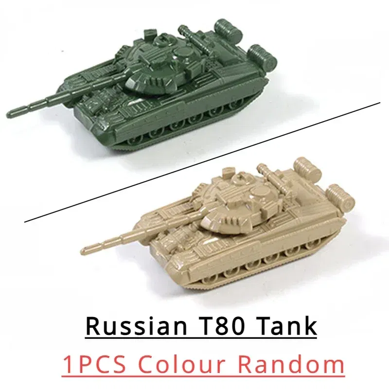 Color: GRAY - 1/144 4D Classic Tank Model WWII Tiger Leopard US GER CHN USSR RUS Finished Model Sand Table Plastic Tanks Toy