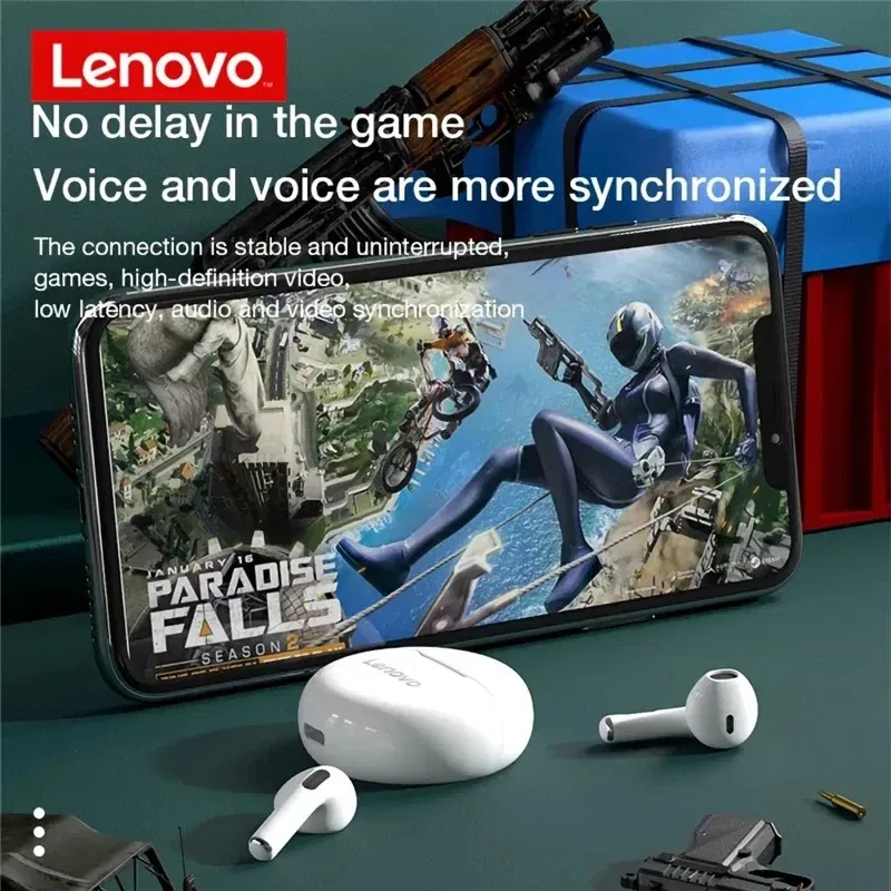 Color: Blue, Ships From: CHINA - Lenovo Original Air Pro 6 TWS Wireless Bluetooth Headset Mini Pods Earbuds Earpods Earphone For Xiaomi Android IPhone Headphones