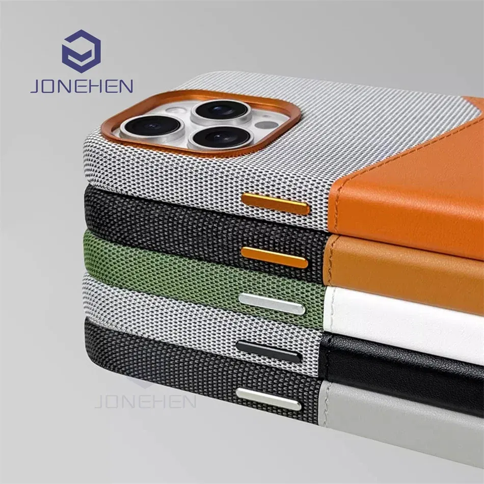Color: Blue, Material: PE - For Magsafe Card Holder Leather Case For iPhone 16 15 13 12 17 Pro Max 14 Plus Pocket Wireless Charge Alloy Lens Magnetic Cover