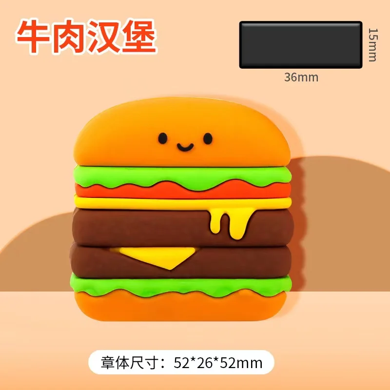 Color: WHITE - Customized Name Stamp Paints Personal Student Child Baby Engraved Waterproof Non-fading Kindergarten Cartoon Clothing Name Seal