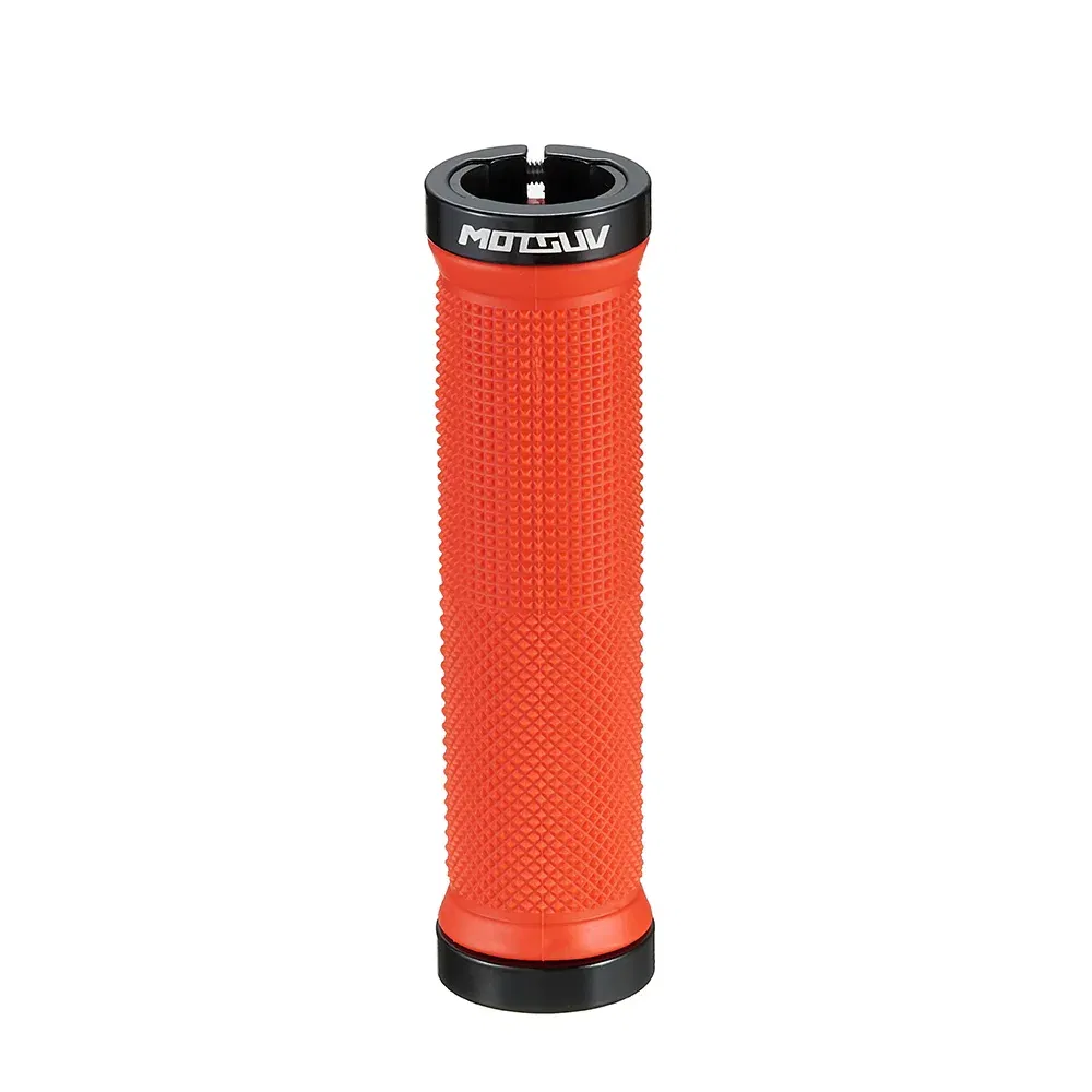Color: Sky blue - MOTSUV Bicycle Grips MTB Cycling Alluminium Alloy Lockable Handle Grip Anti Slip Grips for MTB Bike Handlebar Bicycle Parts