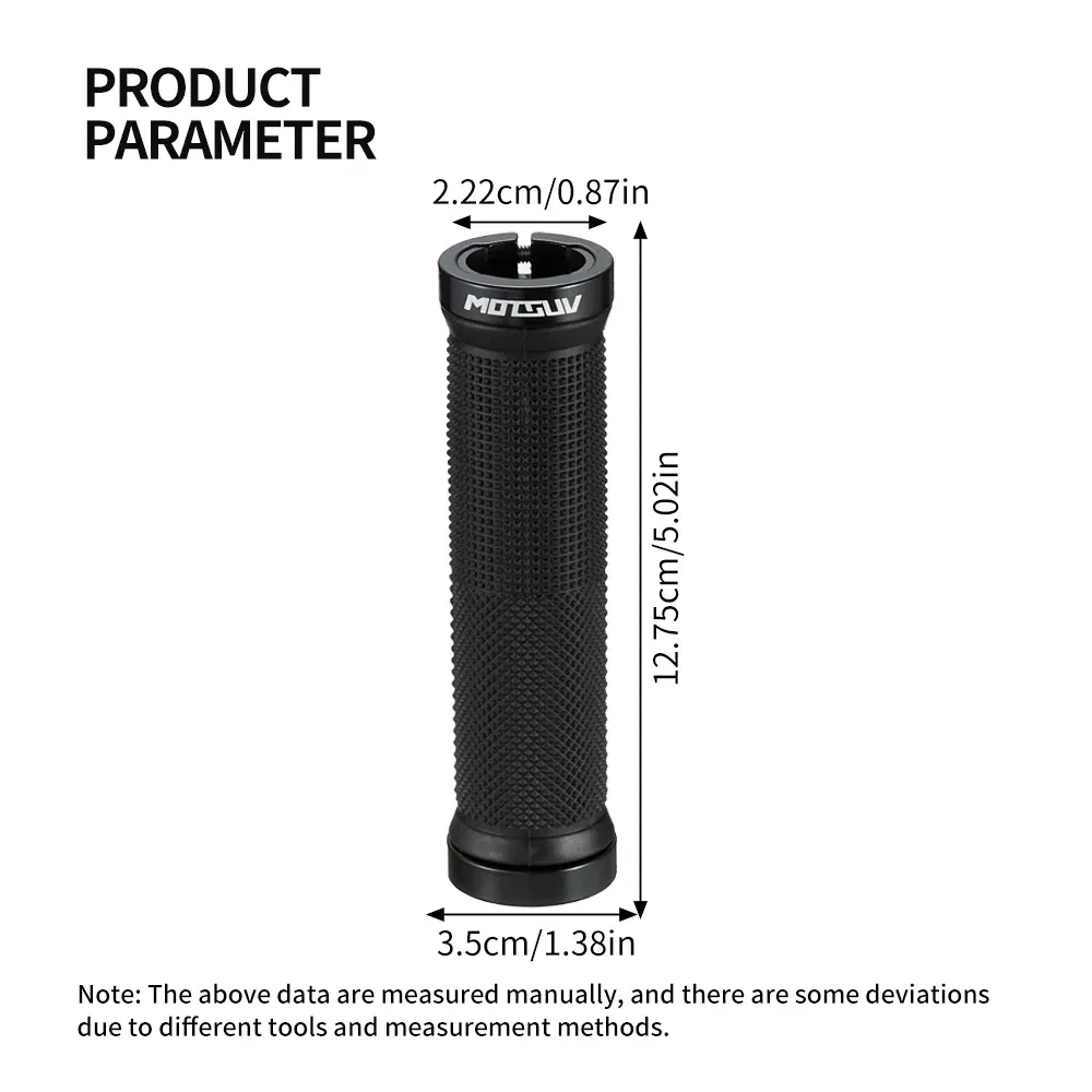 Color: Sky blue - MOTSUV Bicycle Grips MTB Cycling Alluminium Alloy Lockable Handle Grip Anti Slip Grips for MTB Bike Handlebar Bicycle Parts