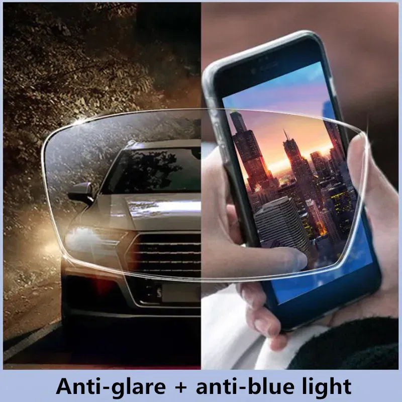 Lenses Color: green, Ships From: CHINA, Lens Index: 1.74 - 1.56/1.61/1.67 Anti-Blue Light And Anti-Glare Photochromic Myopia/Hyperopia/Astigmatism Prescription Lenses Relieve Glare Driv