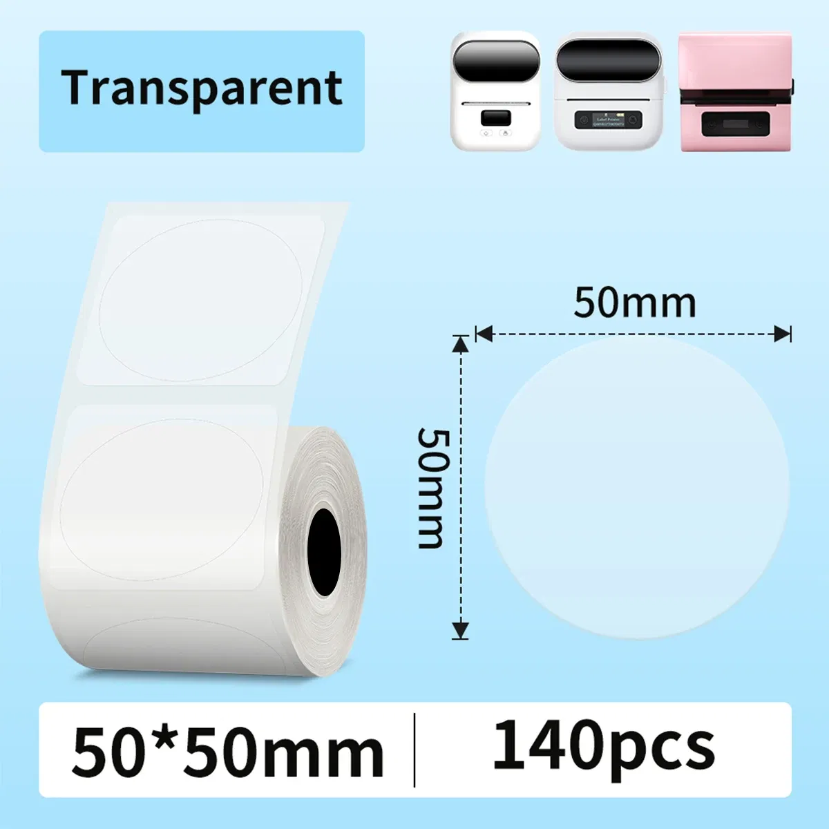 Color: green - Original M110 M220 Clear Thermal Labels -1.57"x2.36" (40x60mm) Transparent Waterproof Label Refills Compatible with Phomemo M110