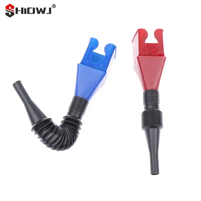 Color: WHITE - 1Pc Car Refueling Funnel Gasoline Foldable Engine Oil Funnel Plastic Funnel Car Motorcycle Refueling Tool Auto Accessories