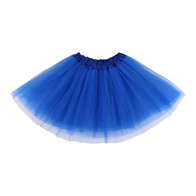 Color: Ivory - Children Kids Girls Ballet Skirts Elastic Mesh Tutu Ballerina Dress Gymnastics Dancing Skirt Princess Pettiskirts