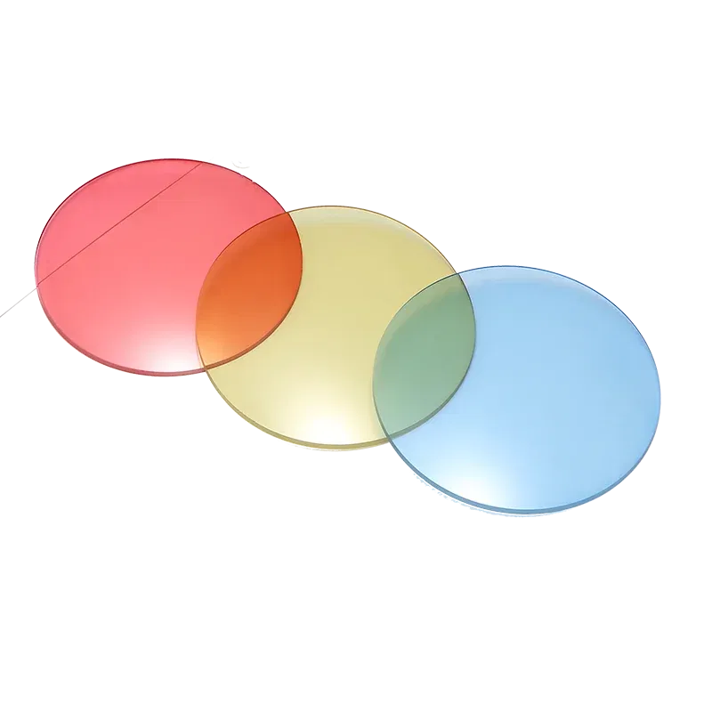 Lenses Color: Blue, Lens Index: 1.74 - Aspherical Non-polarized Sunglasses Lens 1.56/1.61/1.67 Anti-blue Light CR39 Resin HD Driving Prescription Lens Man Woman 1 Pair