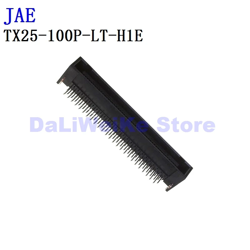 Color: Black - TX25-100P-LT-H1E 100 tomada do conector da posi?§ão, contatos centro da tira atrav?©s do furo, ouro do ângulo direito