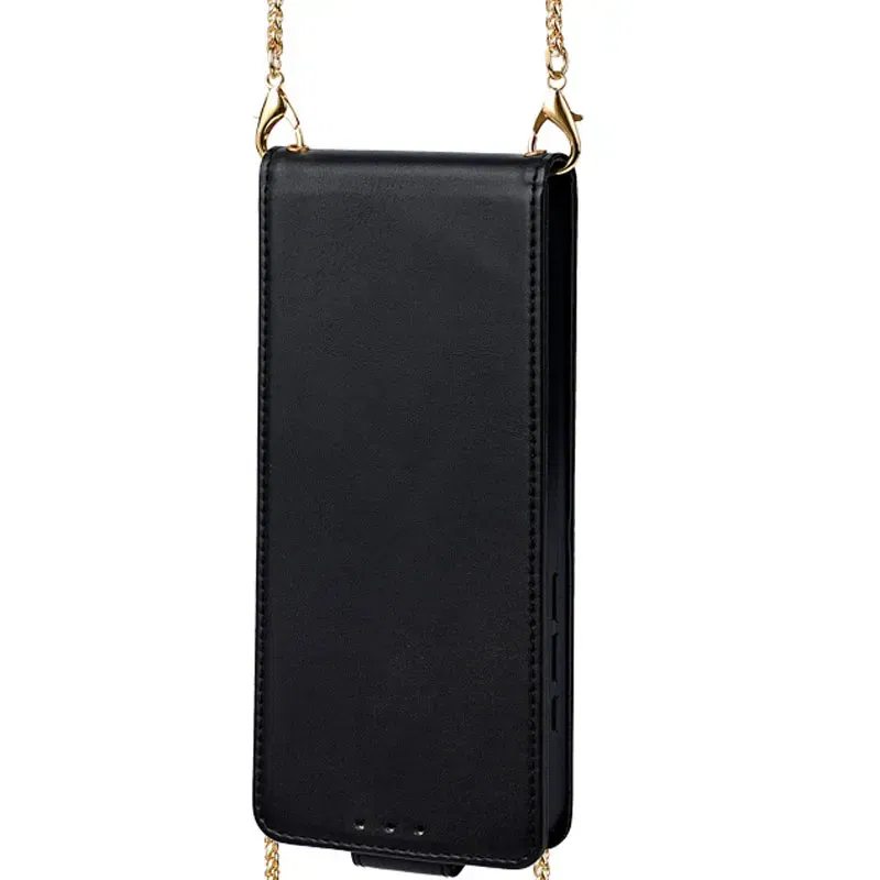 Color: Frosted Black, Compatibility by Model: Galaxy A55 - Leather Phone Case for SAMSUNG Galaxy A05 A06 A16 A15 A36 A56 A26 5G  Crossbody Wallet Case Flip Mirror Cover with Long Lanyard