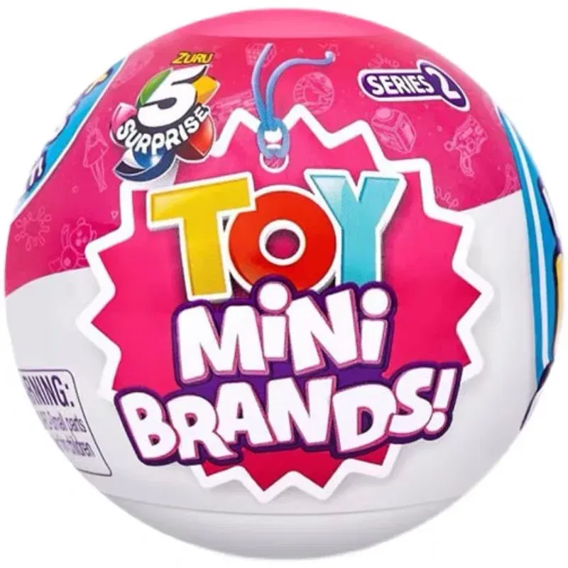 Color: plum - 5 Surprise DISNEY Mini Toy Brands Mystery Capsule Collectibles Toys Blind Ball Children's Gift