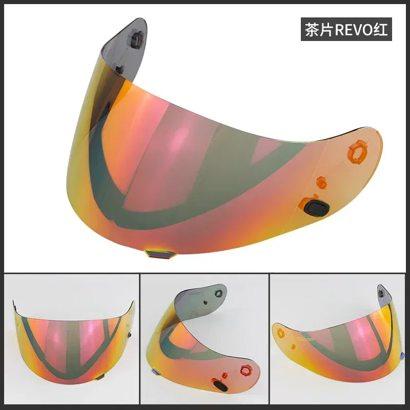 Color: Gold - Helmet Visor for HJC CL16 CL17 CLST CLSP CSR1 CSR2 CS15 TR1 FG15 HS11 FS15 Helmet Shields Uv Protection Capacete Accessories