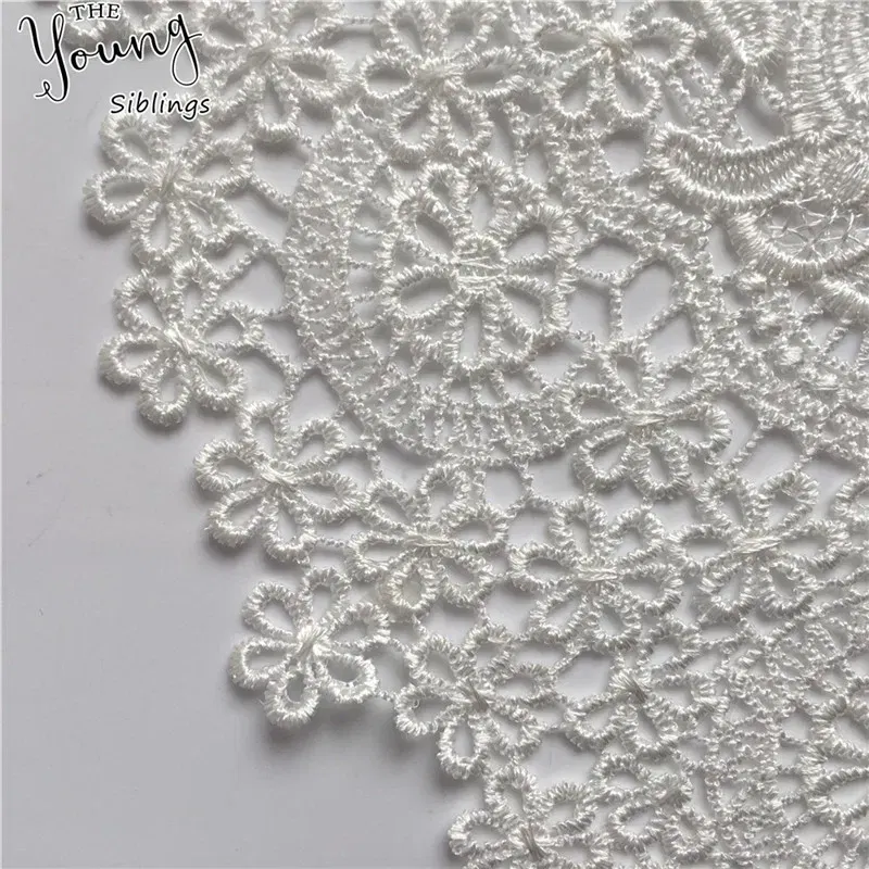 New arrive White Lace Collar Embroidery Applique Neckline Lace Collar Embellishments Trims Wedding Dress Accessories YL1762