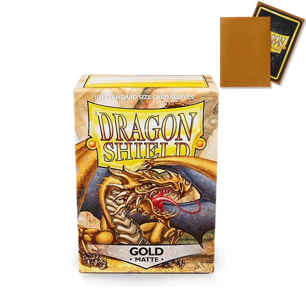Color: Blue - 100 PCS/BOX 66x91mm Standard Size Demark Dragon Shield Matte Card Sleeves for MTG/PKM/YGO/TCG Board Game Cards Slevees