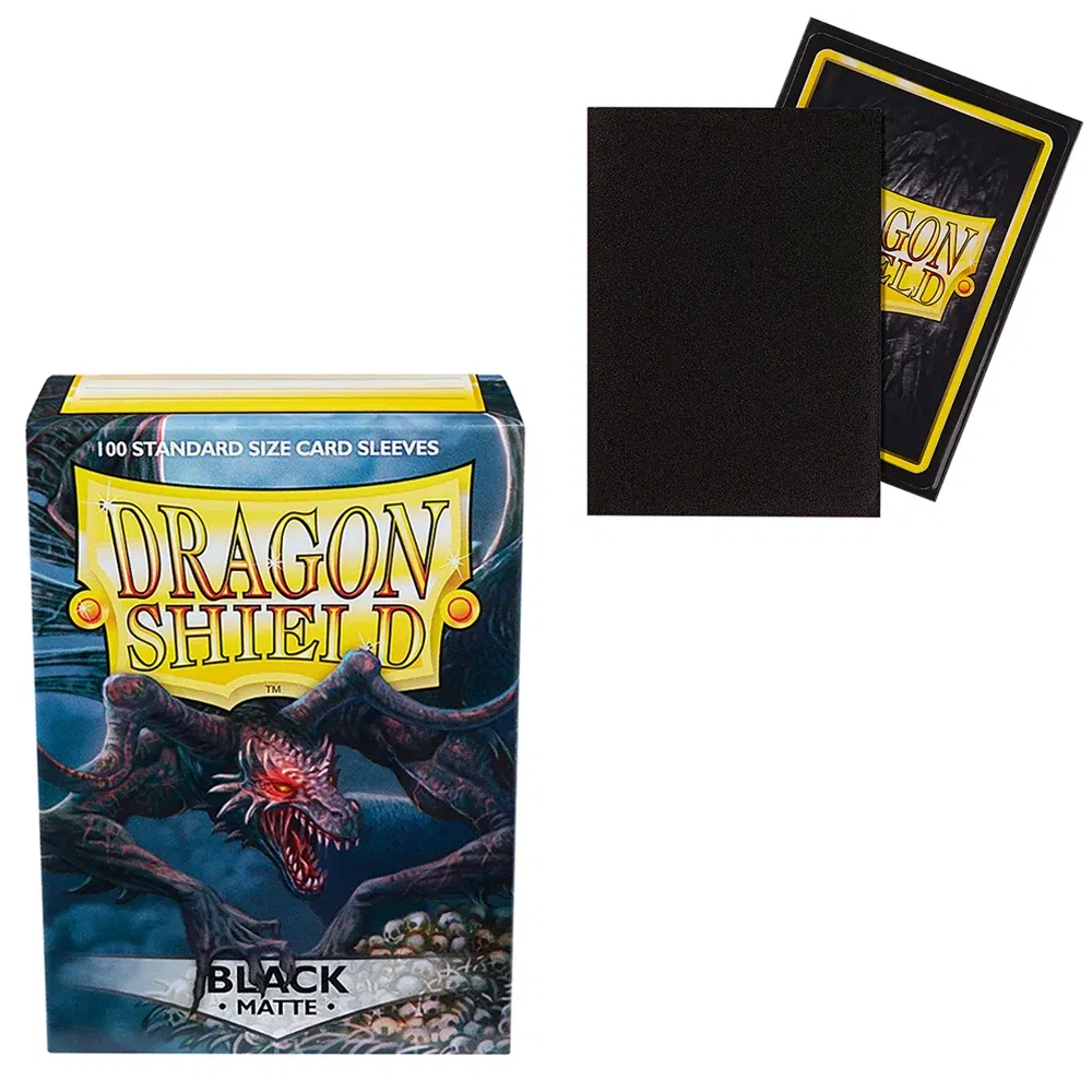 Color: Blue - 100 PCS/BOX 66x91mm Standard Size Demark Dragon Shield Matte Card Sleeves for MTG/PKM/YGO/TCG Board Game Cards Slevees