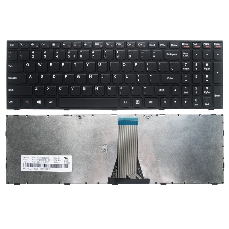 Color: green - US/UK/RU/SP/FR/TI/AR Laptop Keyboard For Lenovo G50 G50-30 G50-45 G50-70/AT G50-80 B50 B50-30 B50-45 B50-70 B50-80 Y50C
