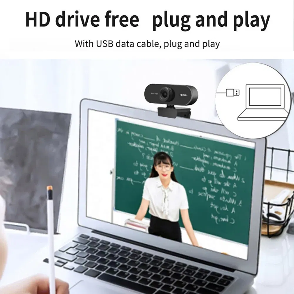 Color: Red - 4K Webcam 1080P Mini Camera 2K Full HD Webcam with Microphone 30fps USB Web Cam for Auto Focus PC Laptop Video Shooting Camera