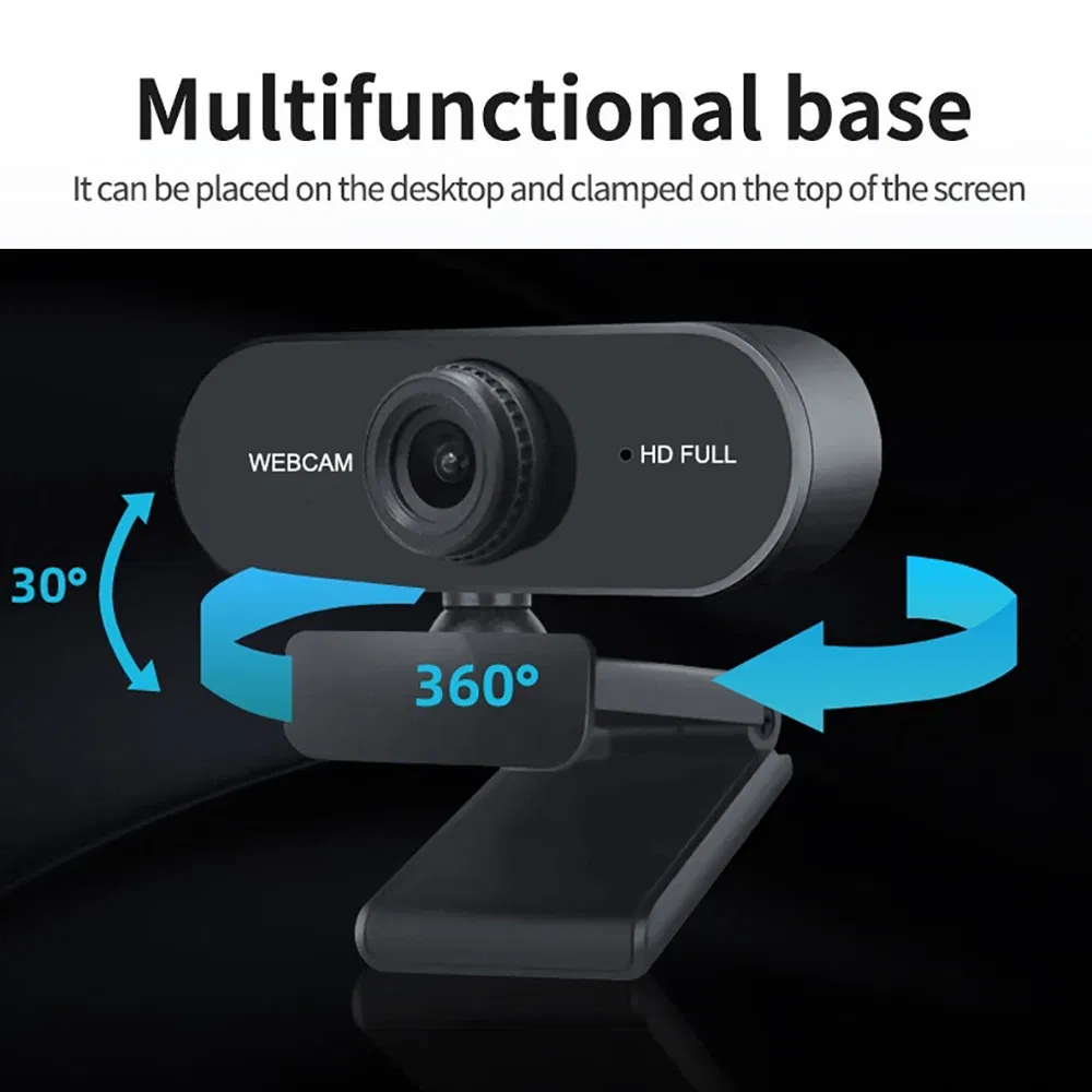 Color: Red - 4K Webcam 1080P Mini Camera 2K Full HD Webcam with Microphone 30fps USB Web Cam for Auto Focus PC Laptop Video Shooting Camera
