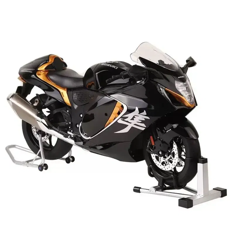 1:6 cool alloy motorcycle model, cool sound and light, exhaust pipe sprayable, the best collection for motorcycle enthusiasts