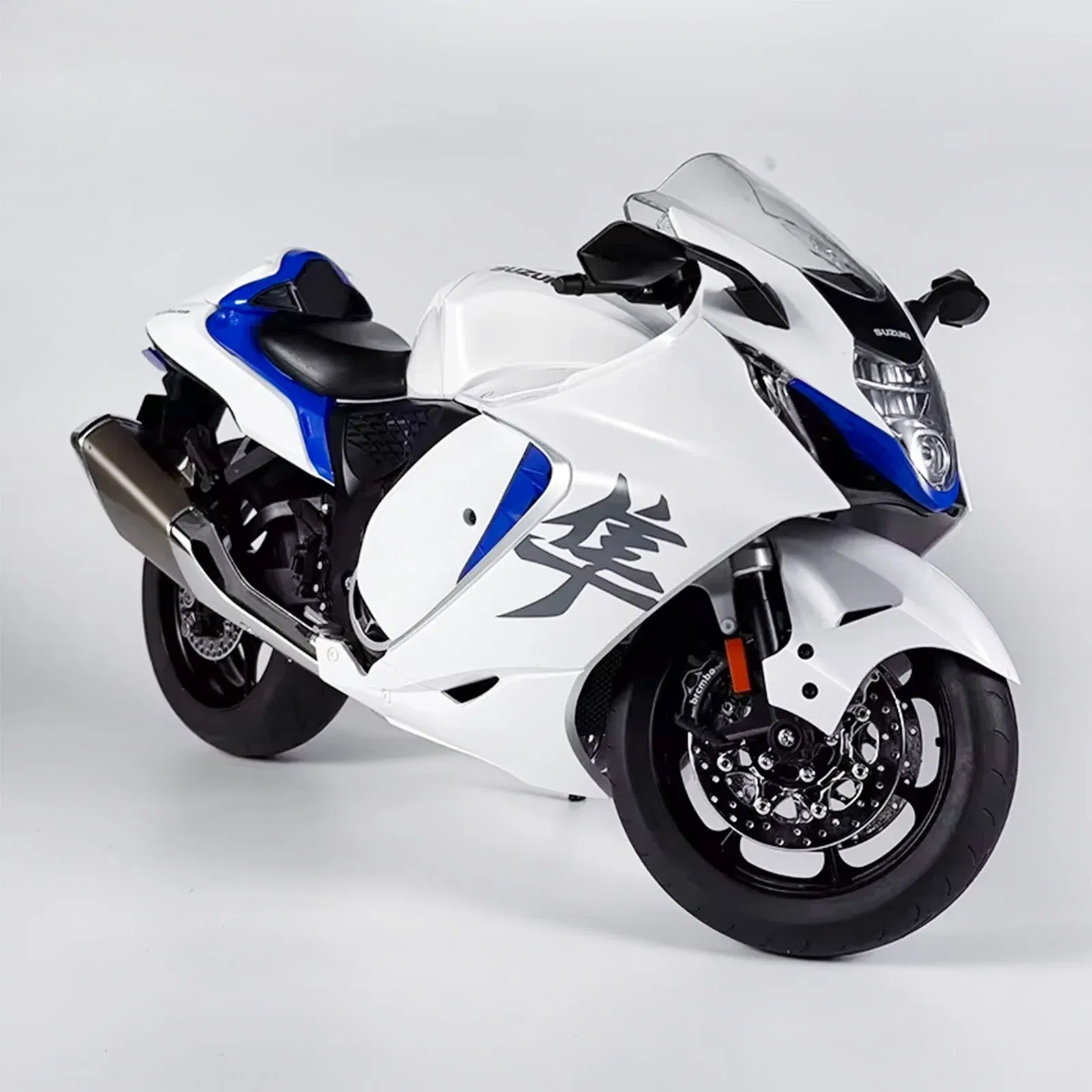 1:6 cool alloy motorcycle model, cool sound and light, exhaust pipe sprayable, the best collection for motorcycle enthusiasts
