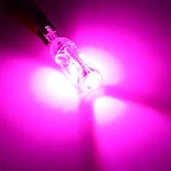 Emitting Color: Pink - New T10 LED W5W Super bright Polarity Free Plastic Protect smd Car Interior Light Read Door License Plate Wedge Lamp 12V White
