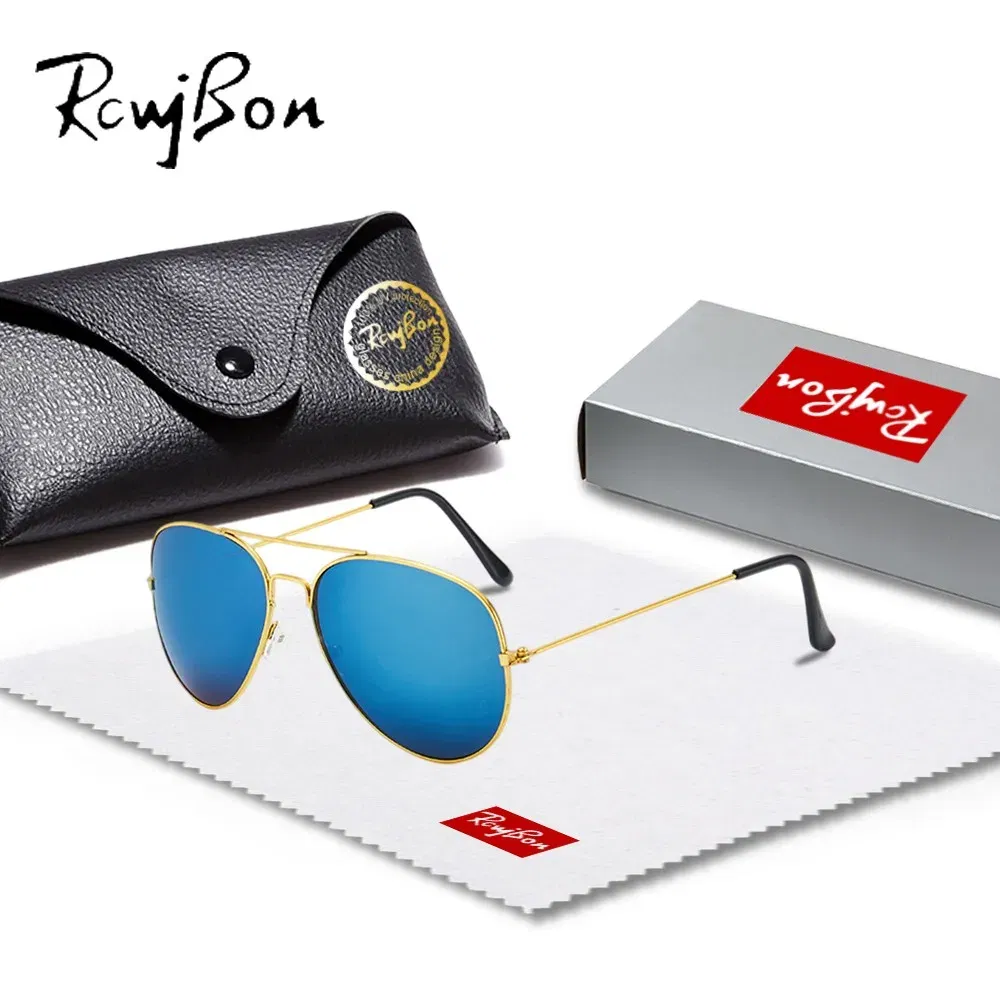 Lenses Color: WHITE, Frame Color: Red - Classic Retro Pilot Polarized Sunglasses Men Luxury Metal Black Aviation Sun Glasses Male Fashion Driving Vacation Shades UV400