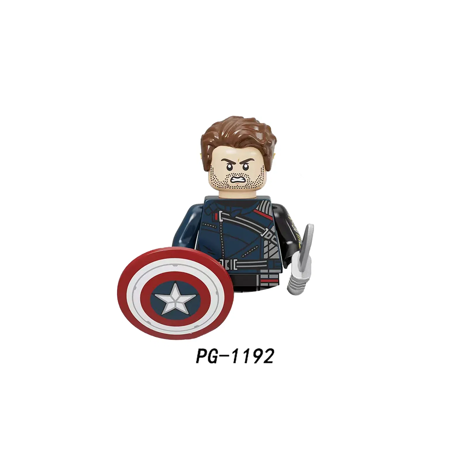 Color: Light Grey - Marvel Blocks Brick Hero Batman Joker Superman Catwoman Mini Figure Building blocks Hot Toy Children's party gift