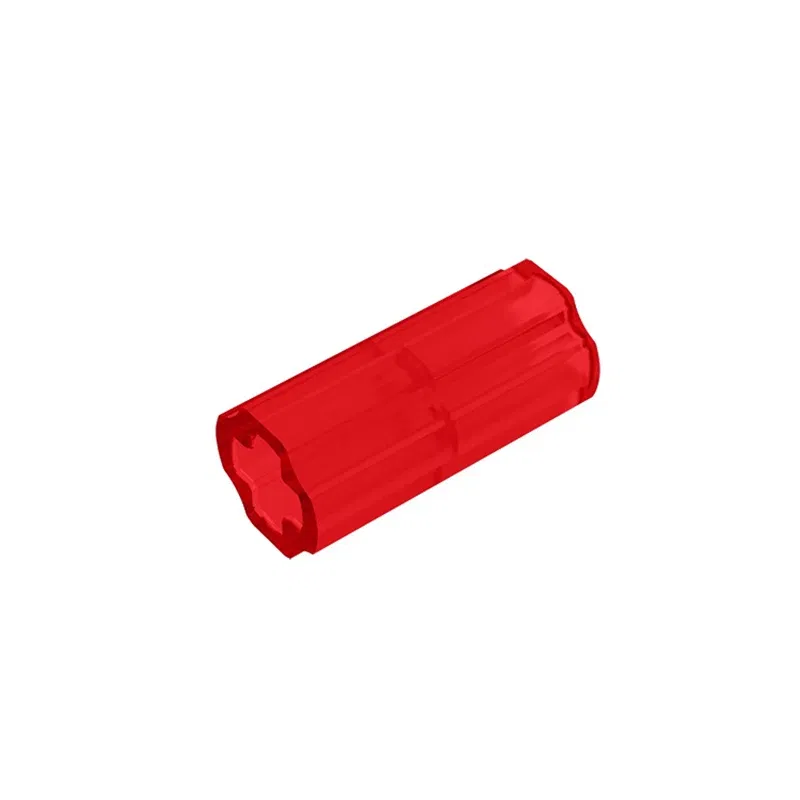 Color: Trans-orange - Gobricks 10PCS Bricks Connector 2L compatible with 59443 pieces of children's toys building blocks Part Children's Birthday Gift