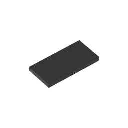 Color: DARK GRAY - MOC PARTS SET Model GDS-614 Tile 2 x 4 compatible with lego 87079 pieces of children's toys Assembles Building Blocks Technical