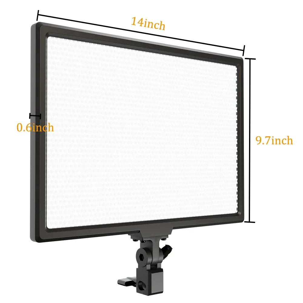 Color: BROWN, Ships From: CHINA - 14'' LED Video Light Photography Selfie Dimmable Panel Lighting Photo Studio Live Stream Fill Lamp Three Color With Tripod Stand