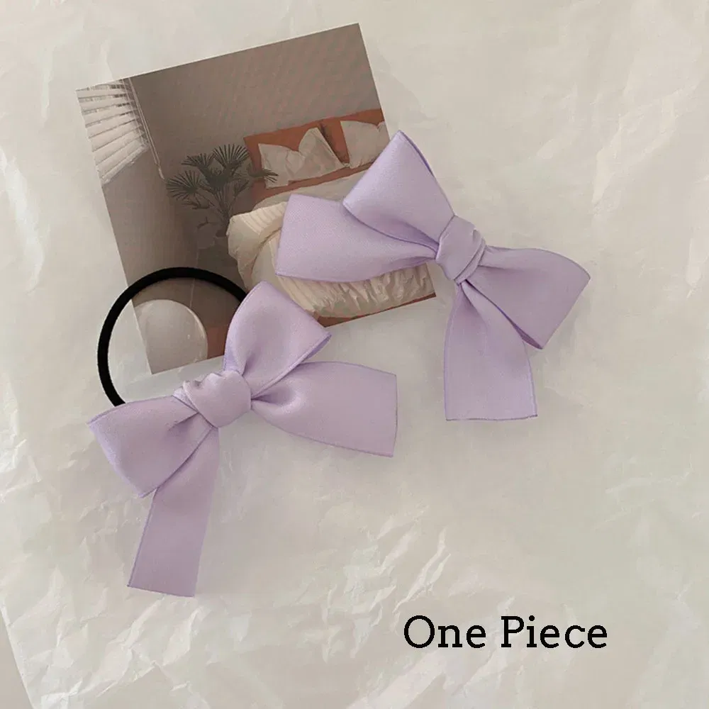 Color: Fluorescent Yellow - 2022 Fashion Woman Big Pearl Hair Ties Korean Style Hairband Scrunchies Girls Ponytail Holders Rubber Band Hair Accessories