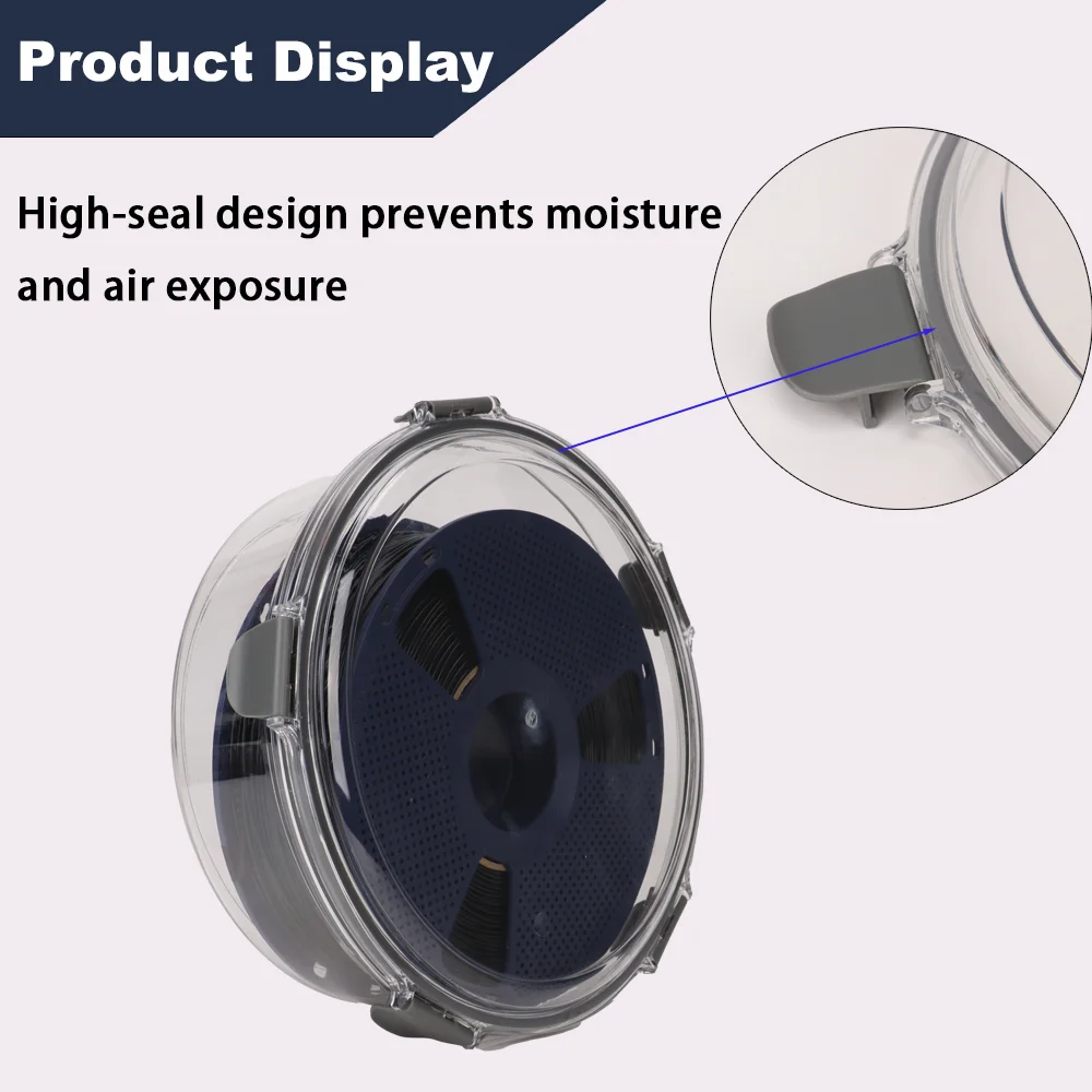 Color: WHITE - 3D Printer Filament Storage Box Moisture-Proof Sealed Dry Box for PLA PETG ABS TPU Filament Spool Holder, 3D Printer Accessories
