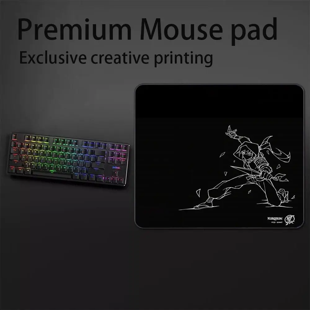 Color: BROWN, Size: 60x30 cm - Gamer Professional Kurosun Samurai Gaming Mouse Pad Game Ultrafine Surface Balance Mouse Mat 45x40CM E-Sports Mousepad Desk Mat