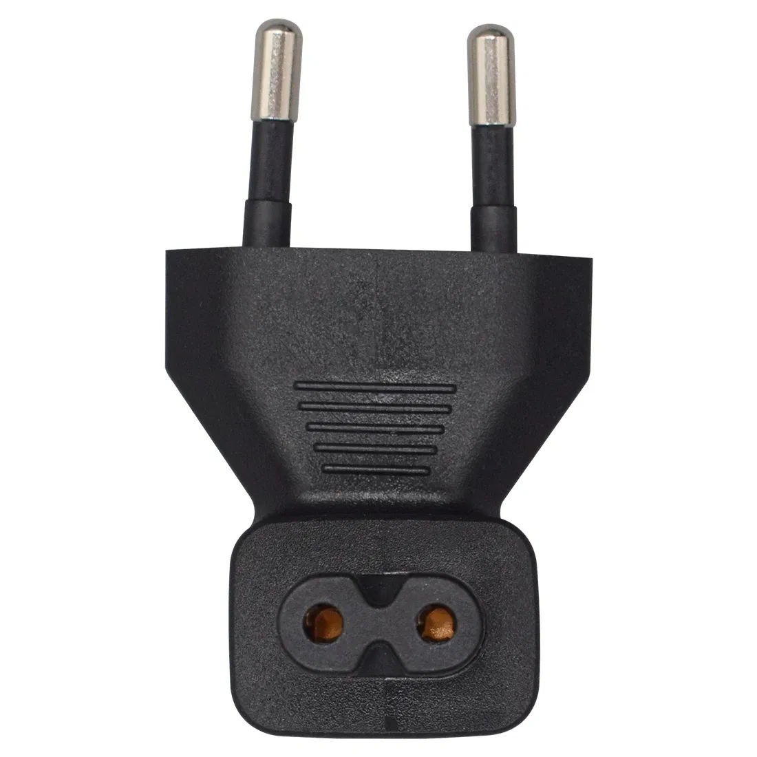 Color: black, Standard: Other - JORINDO EU TO IEC320 C7 conversion plug, European 2 Pin Male plug to IEC 320 C7 RIght Angle AC adapter