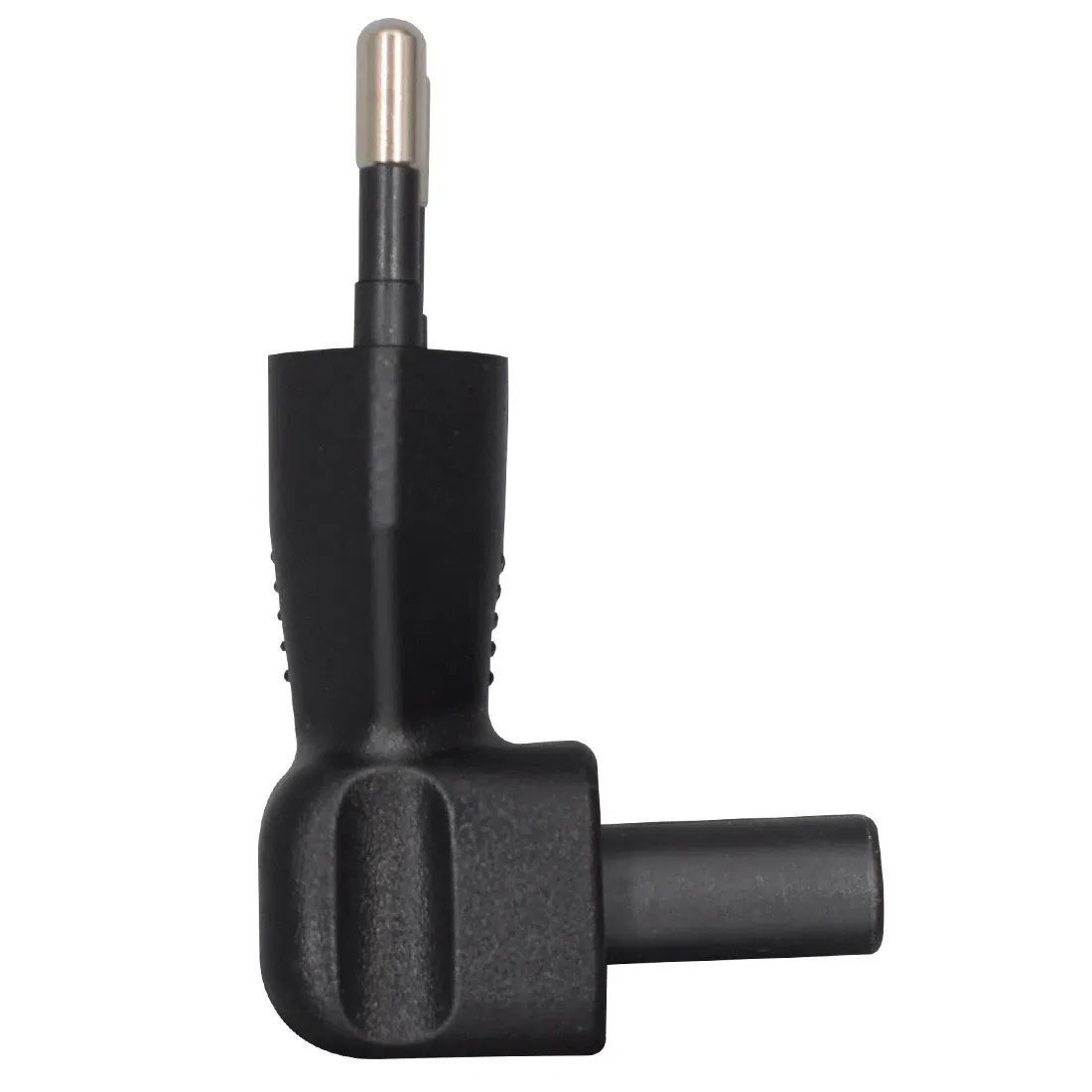 Color: black, Standard: Other - JORINDO EU TO IEC320 C7 conversion plug, European 2 Pin Male plug to IEC 320 C7 RIght Angle AC adapter