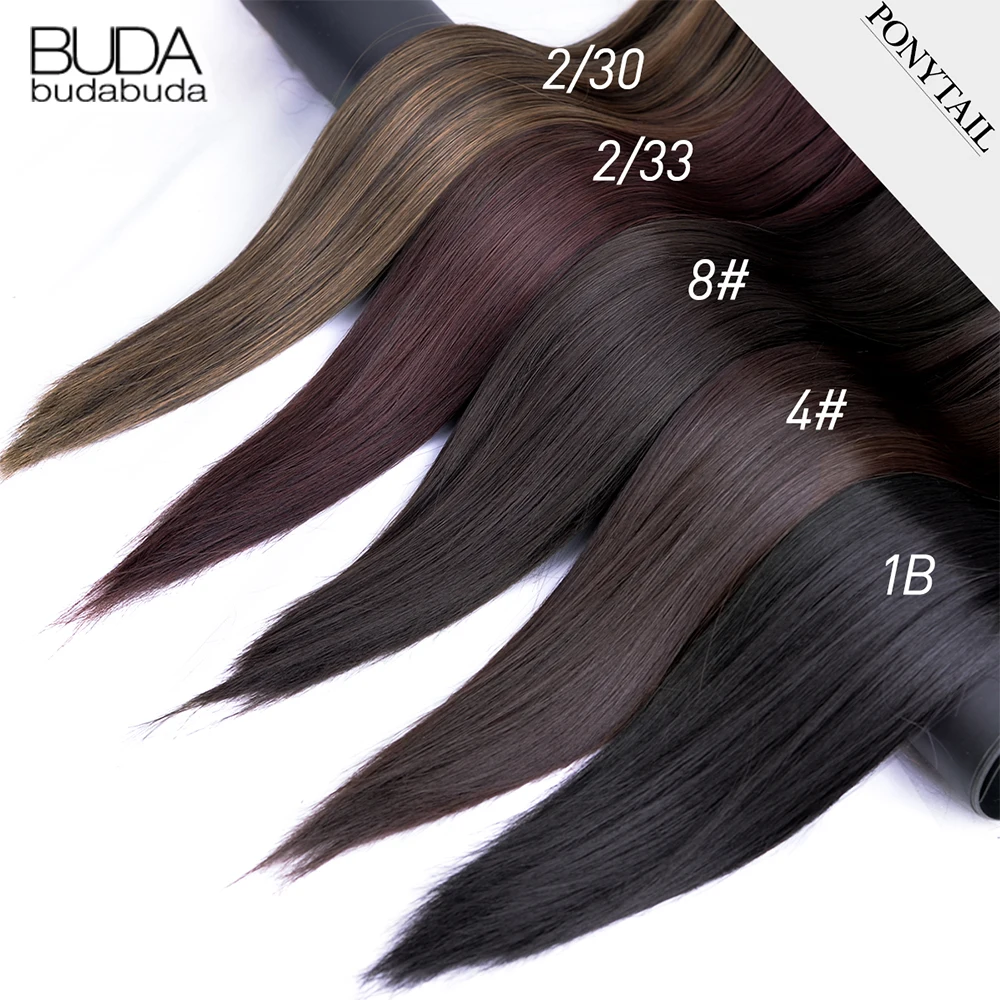 Color: 4/27HL, Bulk Buy: 1pc - 22Inch Synthetic Ponytail Hair Extension Long Straight Claw Clip Ponytail Heat Resistant Natural Wave For Women Blonde Hairpiece