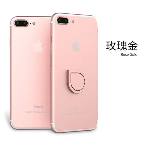 Color: Yellow - Full Metal Mobile Phone Holder Ring Buckle Water Drop Ring Holder Lazy Desktop Stand Giveaway Gift Mobile Phone Buckle