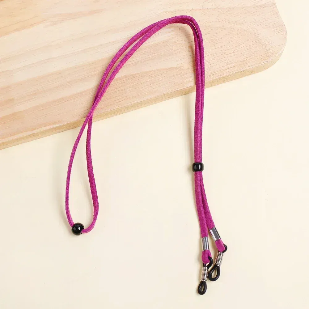 Color: black, Ships From: CHINA - Men Leather High Quality Anti-slip Sunglasses Lanyard Strap Eyeglass Reading Glasses Chain Cord Holder Glasse Necklace Unisex