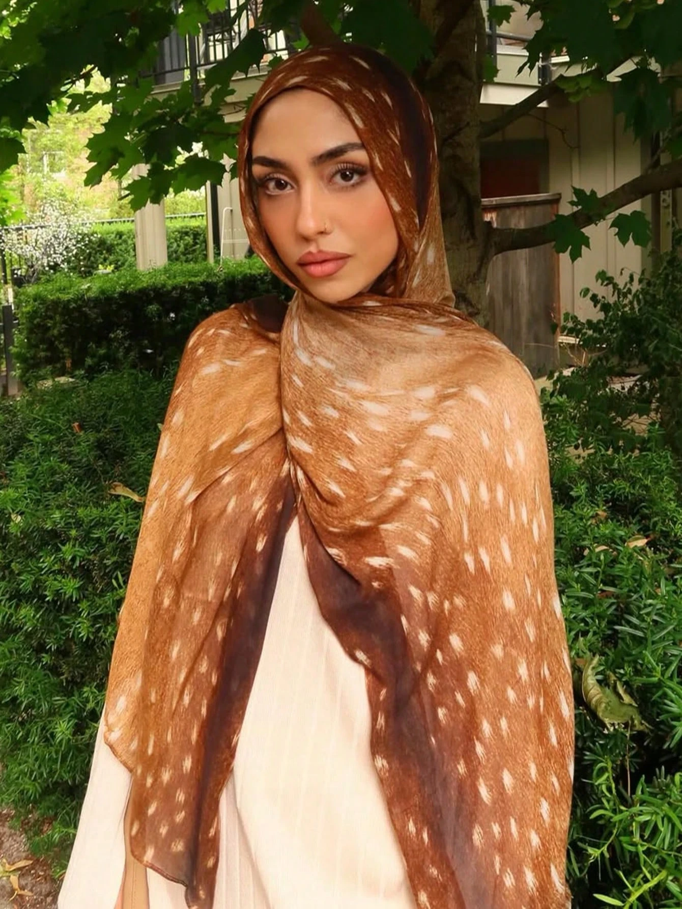 1Pcs Watercolor Print Hijab Women Bohemian Soft Islam Ramadan Muslim Hijabs Foulard Femme Shawl Wrap Scarf Headscarf
