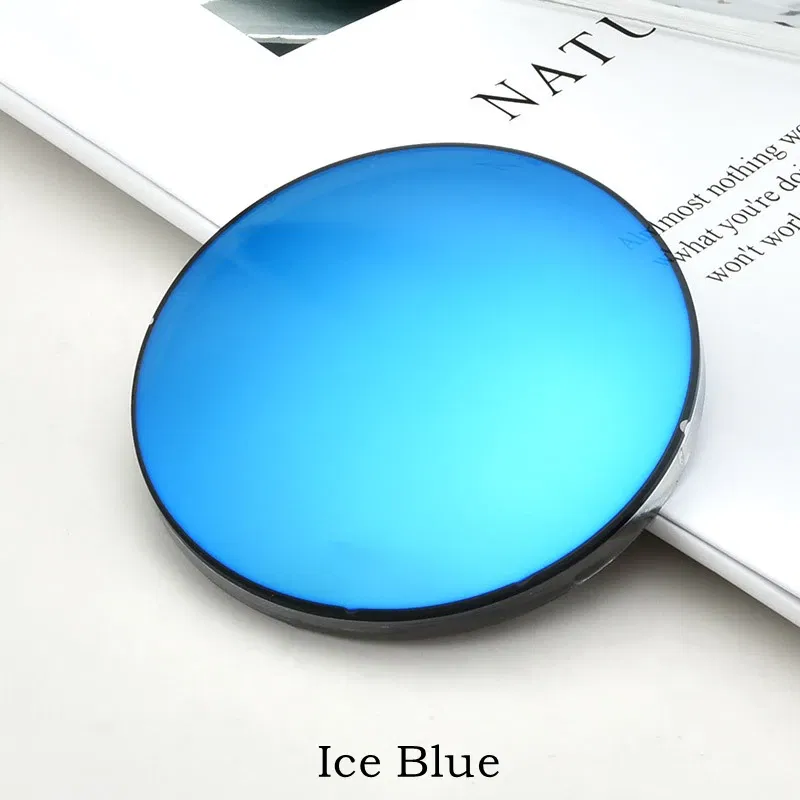 Lenses Color: Red, Lens Index: 1.49 - YIMARUILI 1.49 1.56 1.61 1.67 Polarized Lens Sunglasses Lens UV400 Optical Prescription CR-39 Resin Colorful Mirror Lens 1 Pair