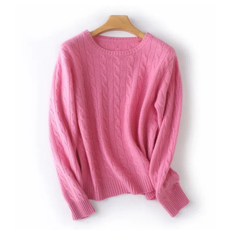 2023 Hot Sale Winter New Women Sweater 100% Pure Cashmere Knitted Pullovers Thicken Female Casual Knitwear Long Sleeve Lady Tops