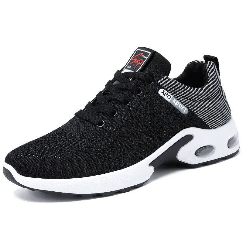 Color: GRAY, Shoe Size: 39 - sneakers Men 2025 new men's shoes lace-up running shoes Light casual sneakers