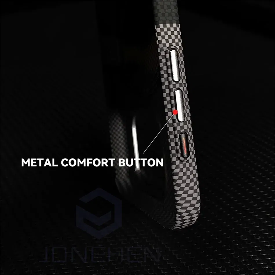 Color: Gold, Material: Microfiber - Luxury Alloy Lens 3D Relief Peak Carbon Fibre Pattern Case For iPhone 13 14 15 16 Pro Max Slim Shockproof PC Cover For Magsafe