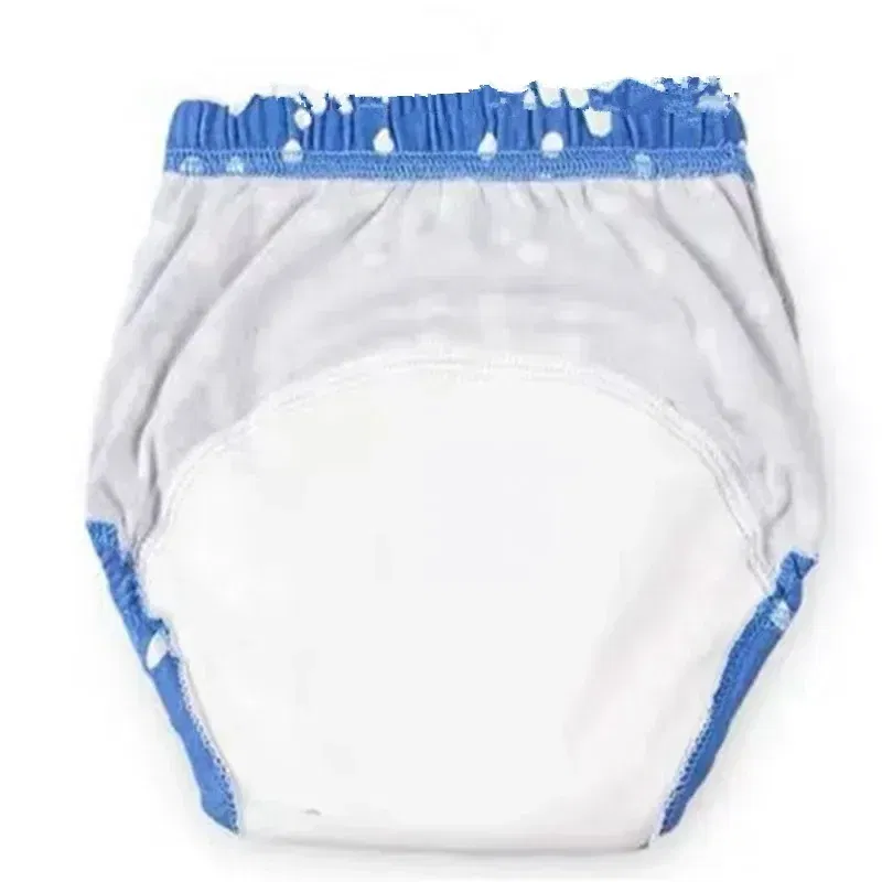 Color: multi, Size: L - 4pc/Lot Cotton Training Pants Panties Waterproof Cloth Diapers Reusable Toolder Nappies Baby Underwear