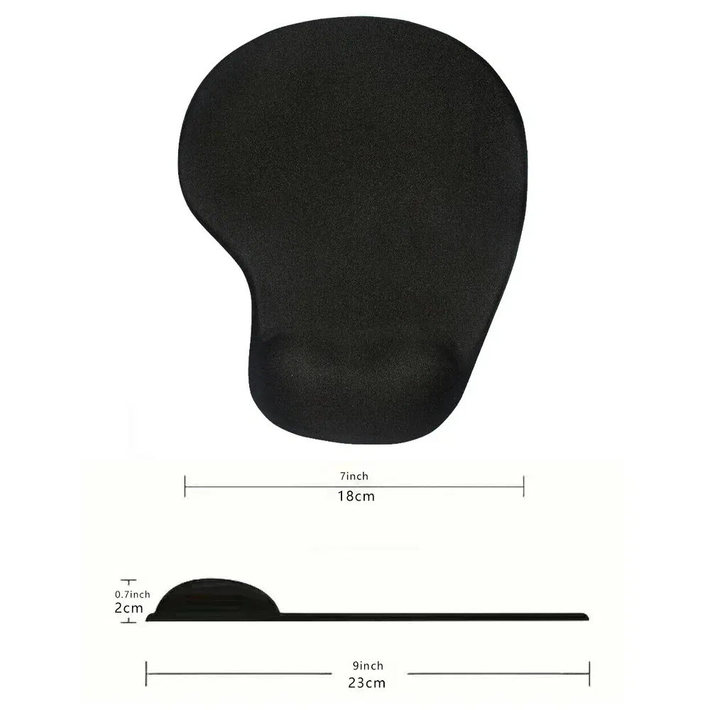 Color: BEAN PASTE - Mouse Pad Desk Mat for PC Laptop Ergonomic Non-Slip Mousepads Wrist Pad Rose Gold Series Office Accessories Mouse Mats