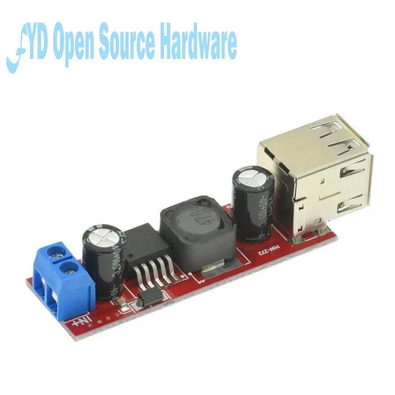Color: Red, Ships From: CHINA - LM2596 Dual USB Output 9V / 12V / 24V / 36V Car Charger Switch 5V DC-DC Power Supply Module 3A Buck Regulator Converter